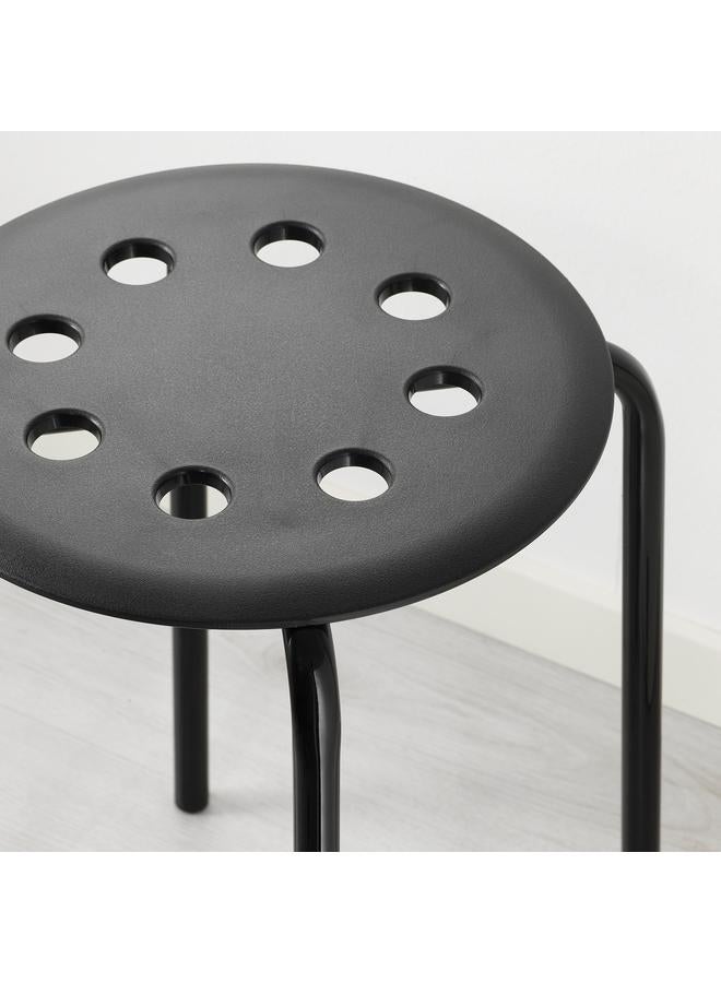Zaboon Stool, black, 45 cm - Image 5