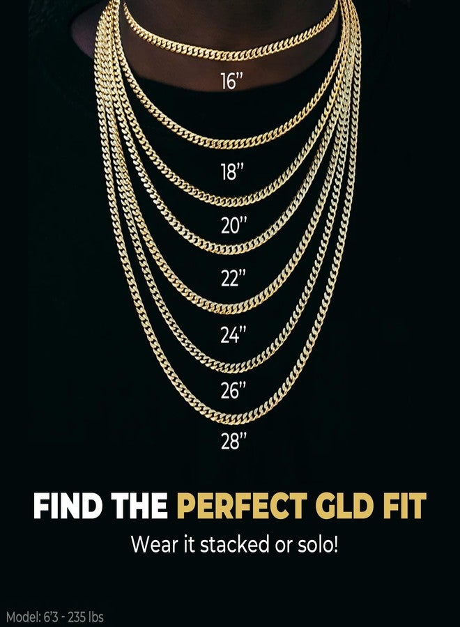GLD Micro Tennis Chain Necklace for Men and Women - 18", 14K White Gold-Plated Chain with Premium Travel Pouch - Snatch-Proof Clasp, Sweat-Proof, Fade-Resistant - Lifetime Quality, Designed in Miami - Image 5