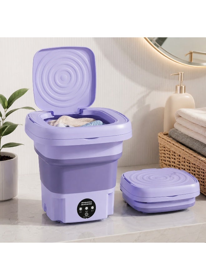 Portable Foldable Mini Washing Machine – Compact & Lightweight for Underwear, Socks, and Baby Clothes – Ideal for Travel, Dorms, and Small Apartments – Energy Efficient - Image 3