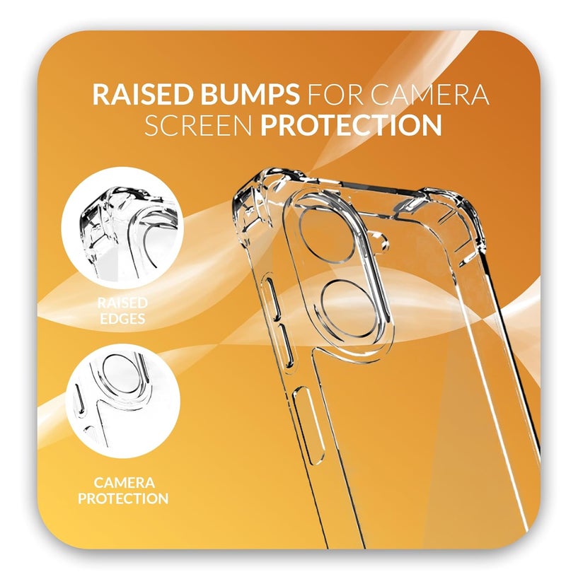 ShieldTech Back Cover Case + Screen Protector for POCO C71 4G | Camera Protection | Transparent Mobile Phone Back Case Cover for Poco C 71 / POCO C71 4G | TPU Transparent Mobile Phone Back Cover Case - Image 3