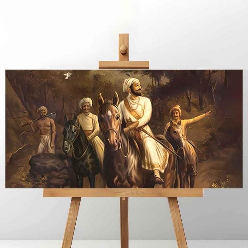 wallpics Chhatrapati Shivaji Maharaj canvas print poster ll 48vaswlji328