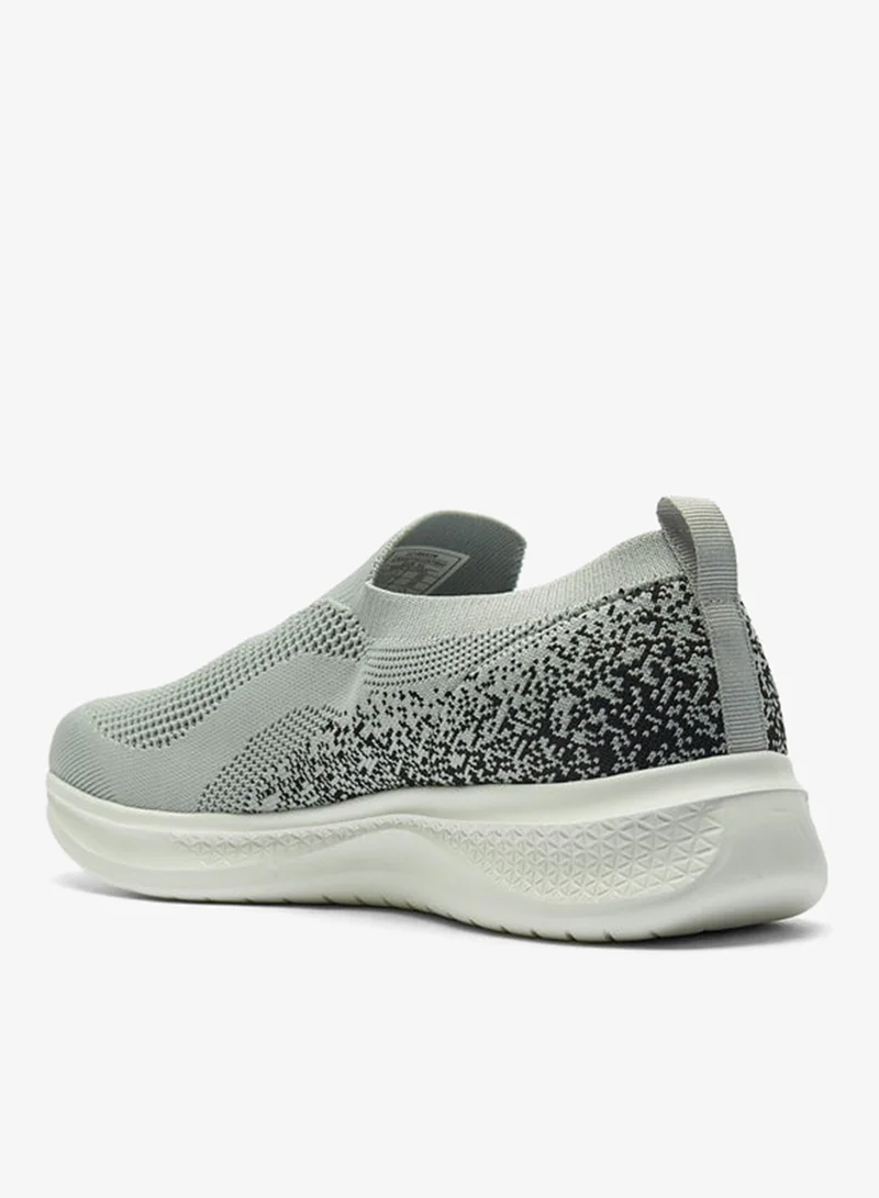 Dash Men Textured Slip-On Sports Shoes