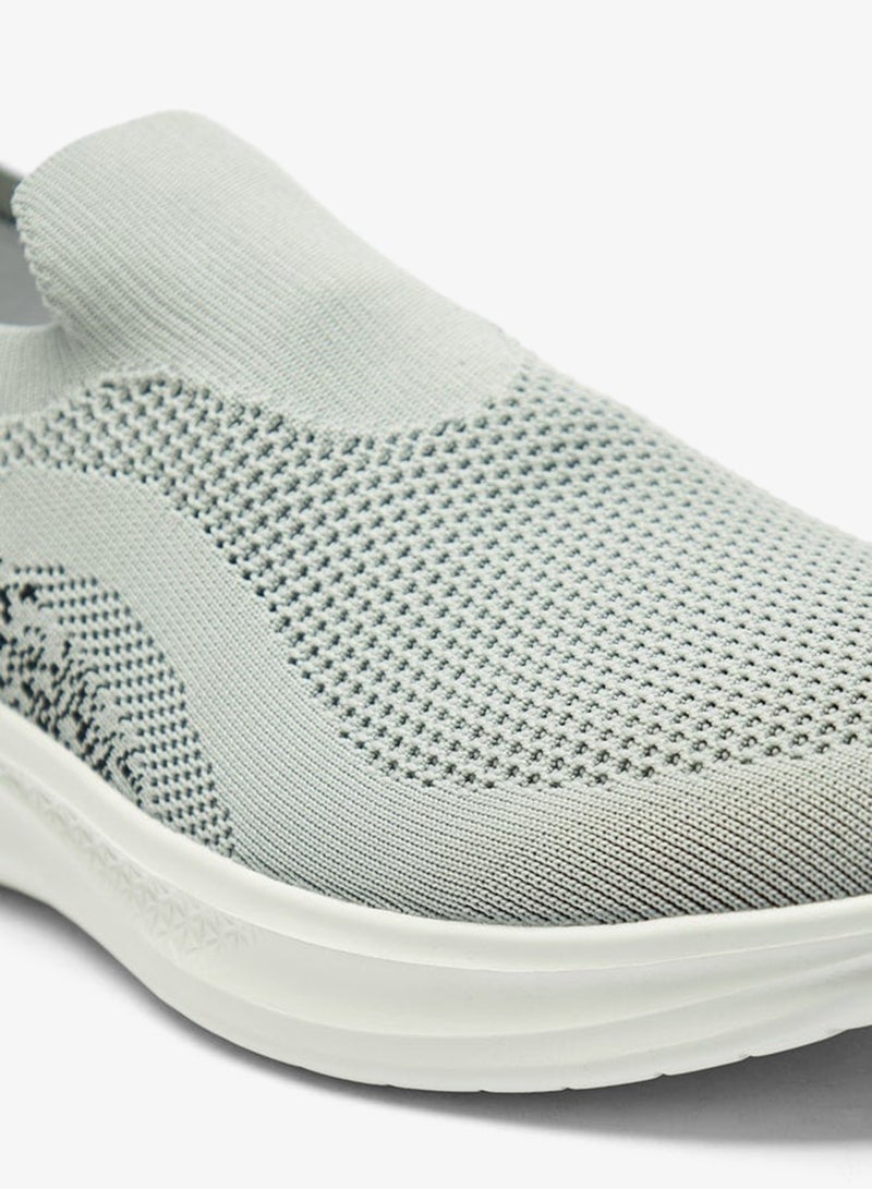 Dash Men Textured Slip-On Sports Shoes - Image 5