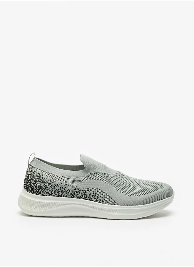 داش Men Textured Slip-On Sports Shoes