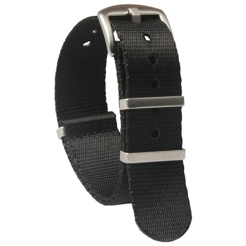 Bluejw Hot Selling Nylon Watch Strap with 316 Stainless Steel Buckle – Quick Release Replacement Band for Seat Belt Style Watches - Image 1