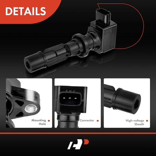A-Premium Engine Ignition Coil Packs Compatible with Mazda 3 6 CX7 MX-5 Miata I4 2.0L 2.3L 2.5L 4-PC Set - Image 5