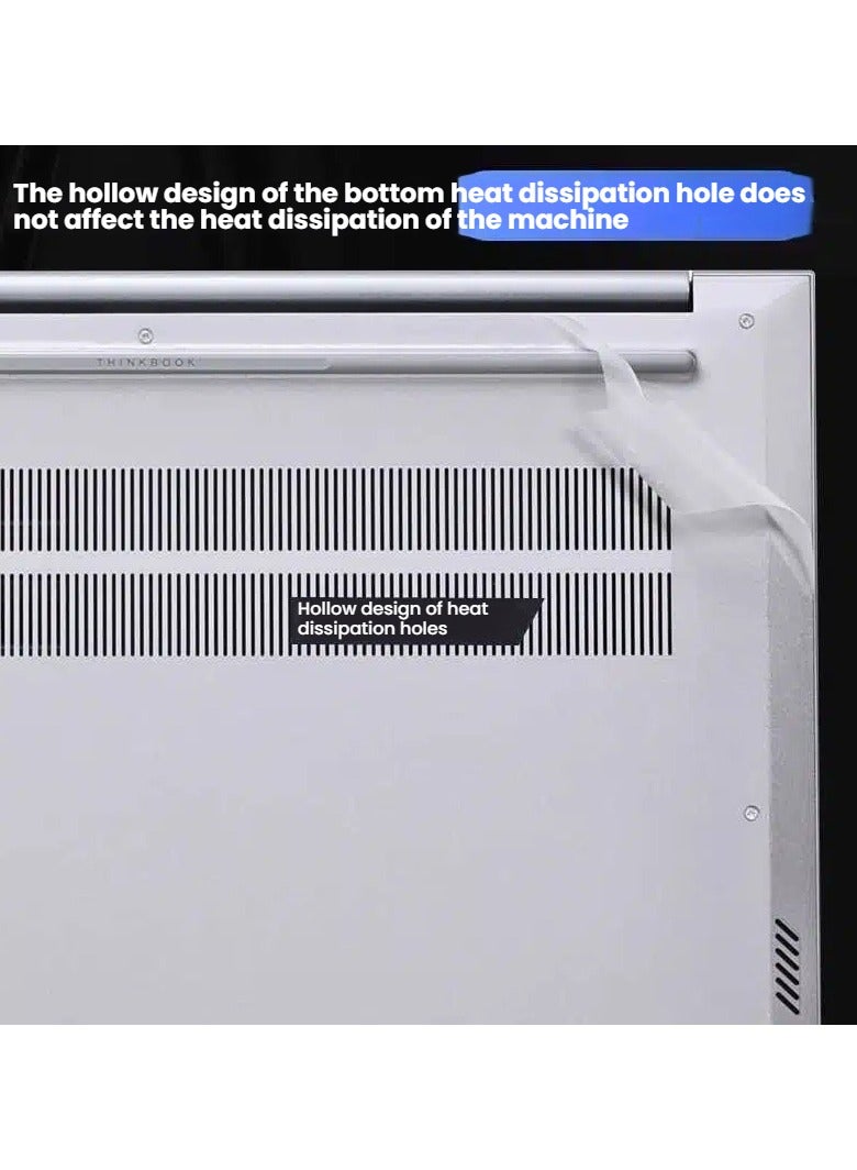 general Laptop Sticker Sleeve for Lenovo ThinkBook 14+ 2025 Laptop Scratch Resistant Stickers 3-Sided Laptop Film Laptop Film - Image 3