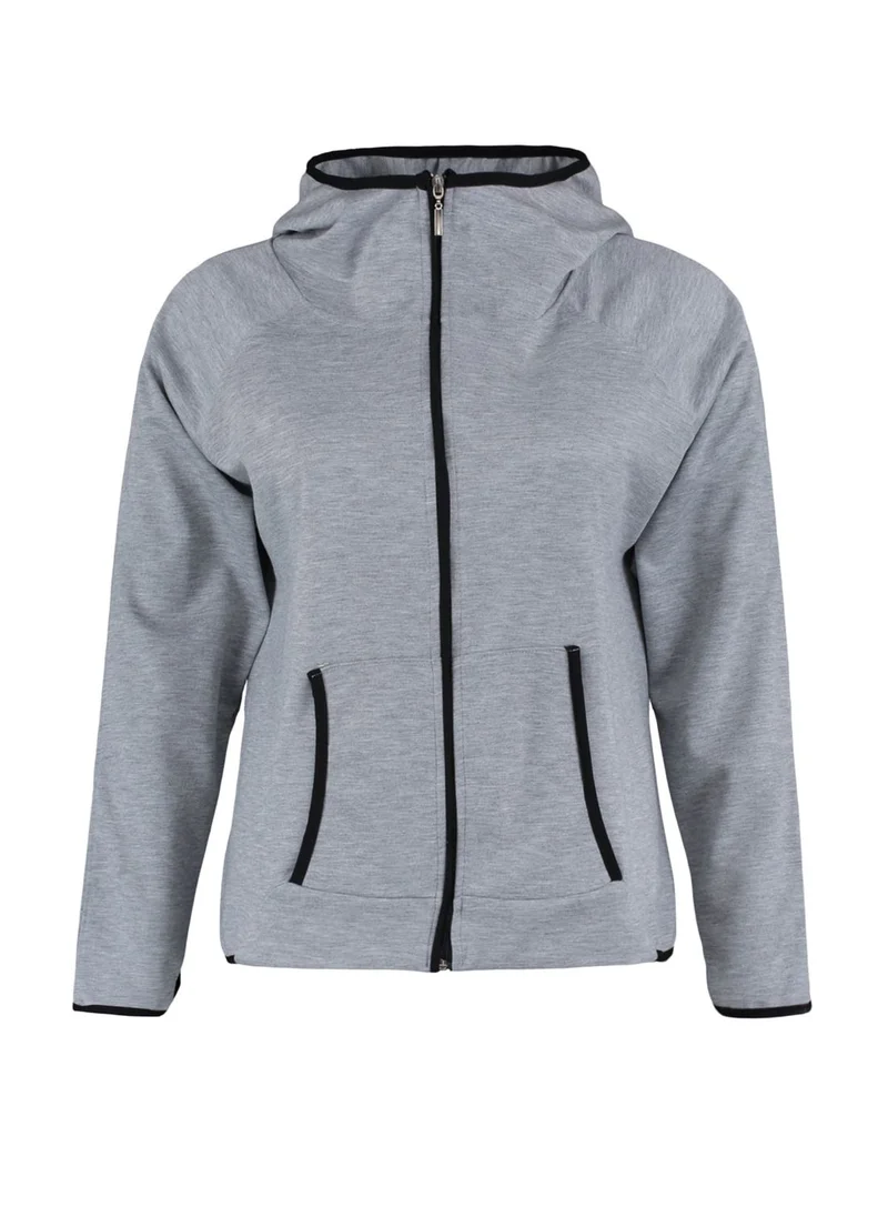 Trendyol Curve Hooded Detailed Sweatshirt