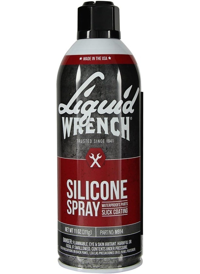 LIQUID WRENCH رذاذ سيليكون للتشحيم، 11 أونصة، شفاف، 11 أونصة، M914 - Image 1
