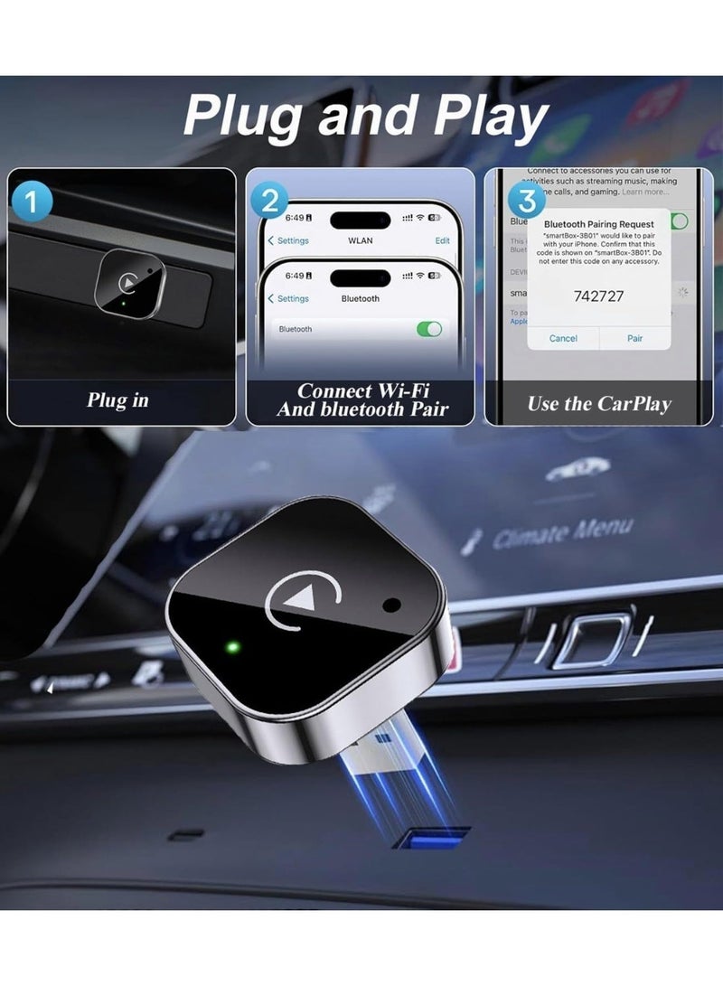 CGS Wireless CarPlay & Android Auto Adapter Plug & Play With USB connection - Image 5