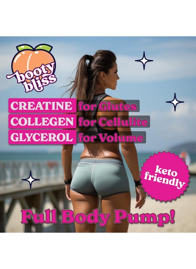 Health & Household - Booty Bliss • Creatine For Women • Pre Workout Women • Booty Builder • Keto Friendly • Collagen • Pump It Up For The Perfect Peach • 30 Srv-Sweet Peach Mango Flavor - Image 1