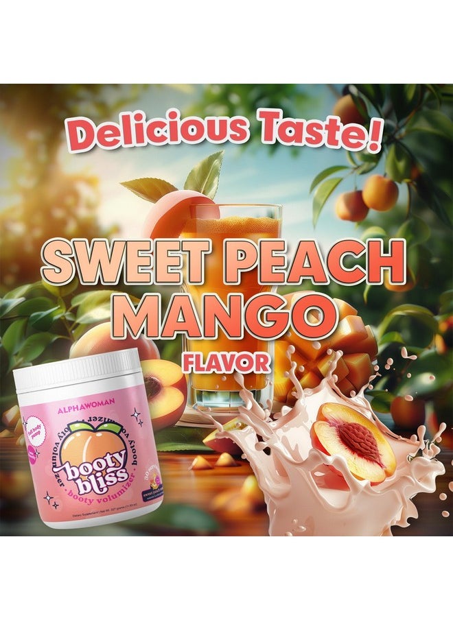 Health & Household - Booty Bliss • Creatine For Women • Pre Workout Women • Booty Builder • Keto Friendly • Collagen • Pump It Up For The Perfect Peach • 30 Srv-Sweet Peach Mango Flavor - Image 1