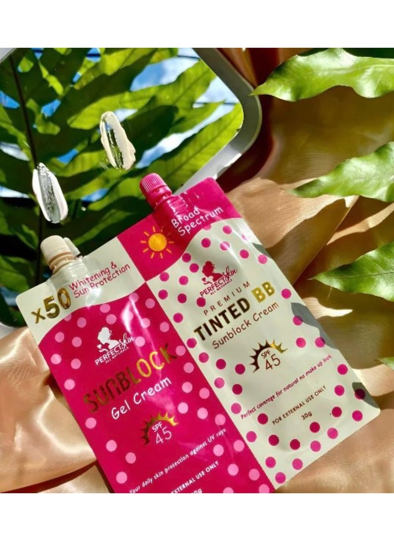 Perfect Skin Sunblock gel cream and tinted bb sunblock cream  - Image 2