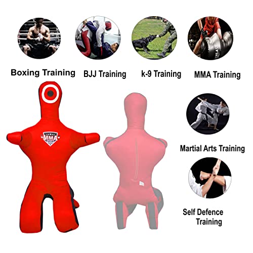 MMA Grappling Dummy BJJ Jiu Jitsu Brazilian Mixed Martial Art Wrestling Practice Dummies(Sitting 6 FT / 72 in) - UNFILLED - Image 4