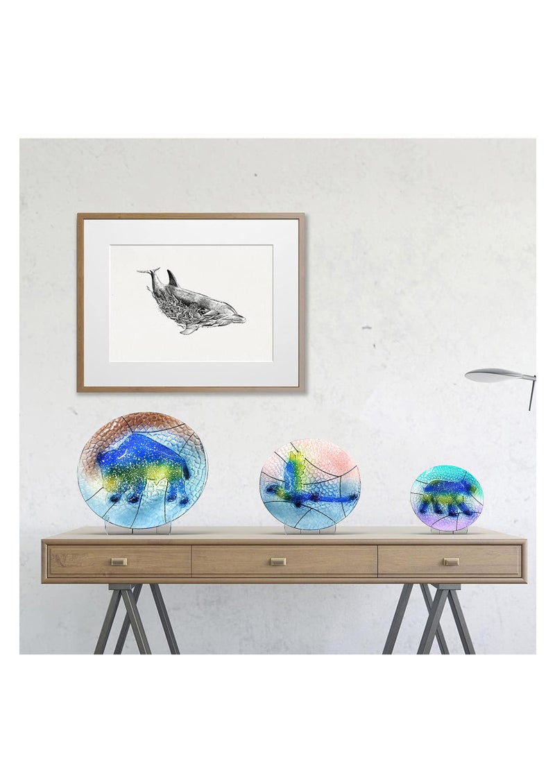 60-Degree Angle Acrylic Plate Stand, 3 inch 2PC Clear Acrylic Display Easel, Clear Tablet Holder for Displaying,3 H x 3.125 W x 2.5 D (4 Pack) - Image 4