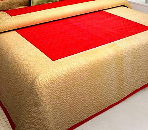 SDC Dreams HomeShop 100 Pure Cotton Rajasthani Tradition Queen Size Double Bedsheets with 2 Pillow Covers Queen Size Jaipuri Bedspreads - Image 2