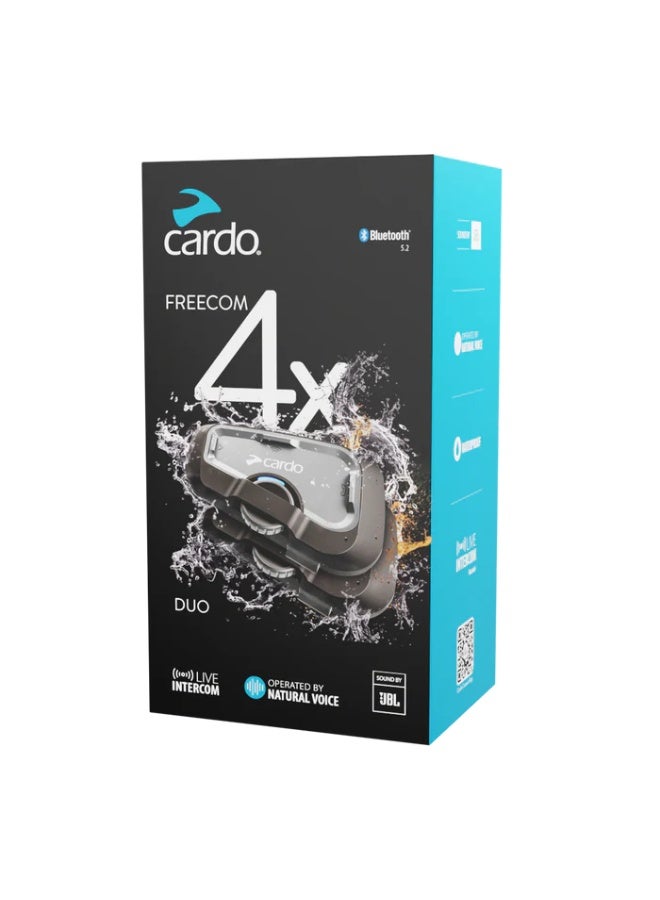 Cardo Freecom 4x-Helmet Intercom Single Pack - Image 3