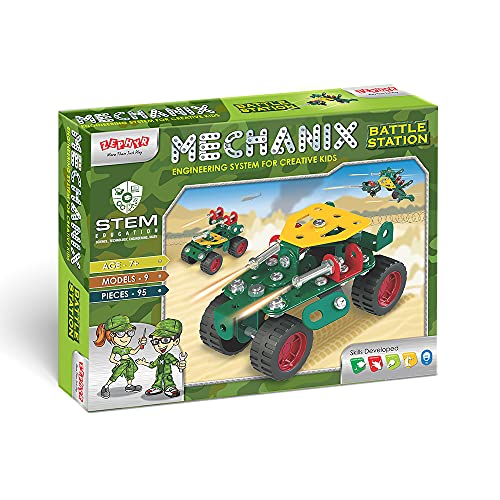 Mechanix Battle Station STEAM/STEM Educational Toy, Building and Construction Set, War-Themed Building Blocks for Boys and Girls Age 7+ - Image 5