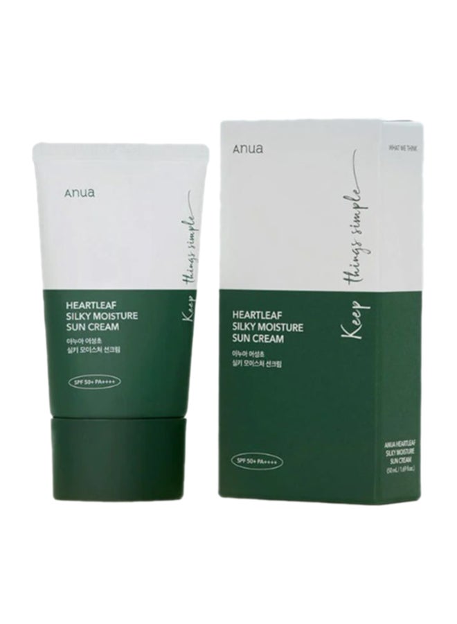 Anua Heartleaf Silky Moisture Sunscreen - Image 1