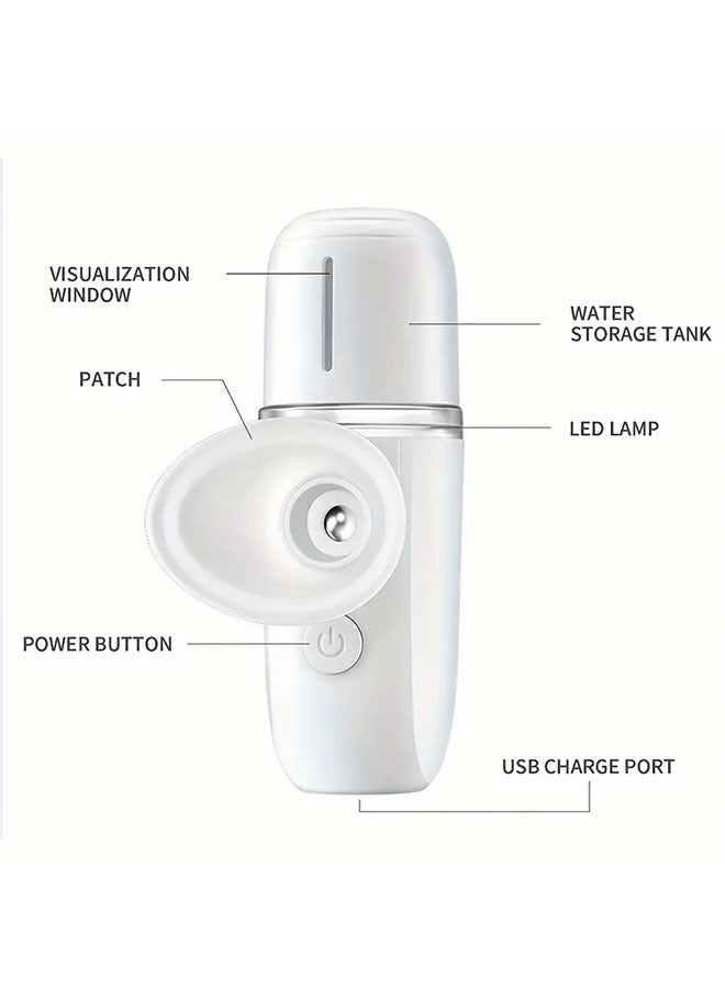 general Nano Mist Eye Humidifier, USB Rechargeable, Hydrating Spray, Gentle Eye Care Device, Easily Absorbed Portable Beauty Tool, Women's Gifts - Image 2