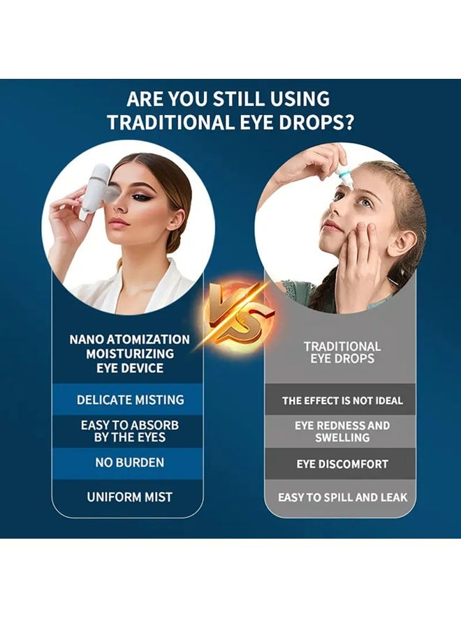 general Nano Mist Eye Humidifier, USB Rechargeable, Hydrating Spray, Gentle Eye Care Device, Easily Absorbed Portable Beauty Tool, Women's Gifts - Image 5