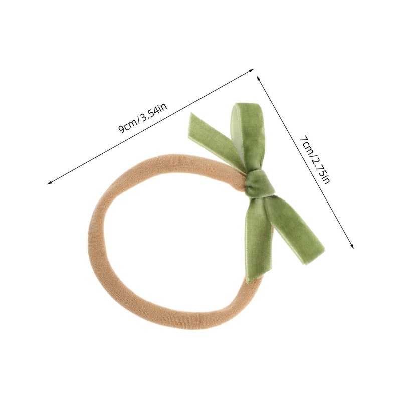 SUPVOX 32 Pack Soft Fluffy Bow Headbands Stretchy Elastic Hair Accessories For Newborn Baby Boy Girl - Image 3
