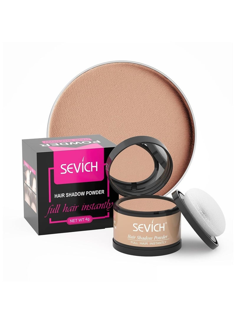 Sevich Instantly Hairline Shadow - Hairline Powder, Quick Grey Root Concealer for Thinning Hair, Eyebrows & Beard, Windproof & Sweatproof, Light Brown - Image 2