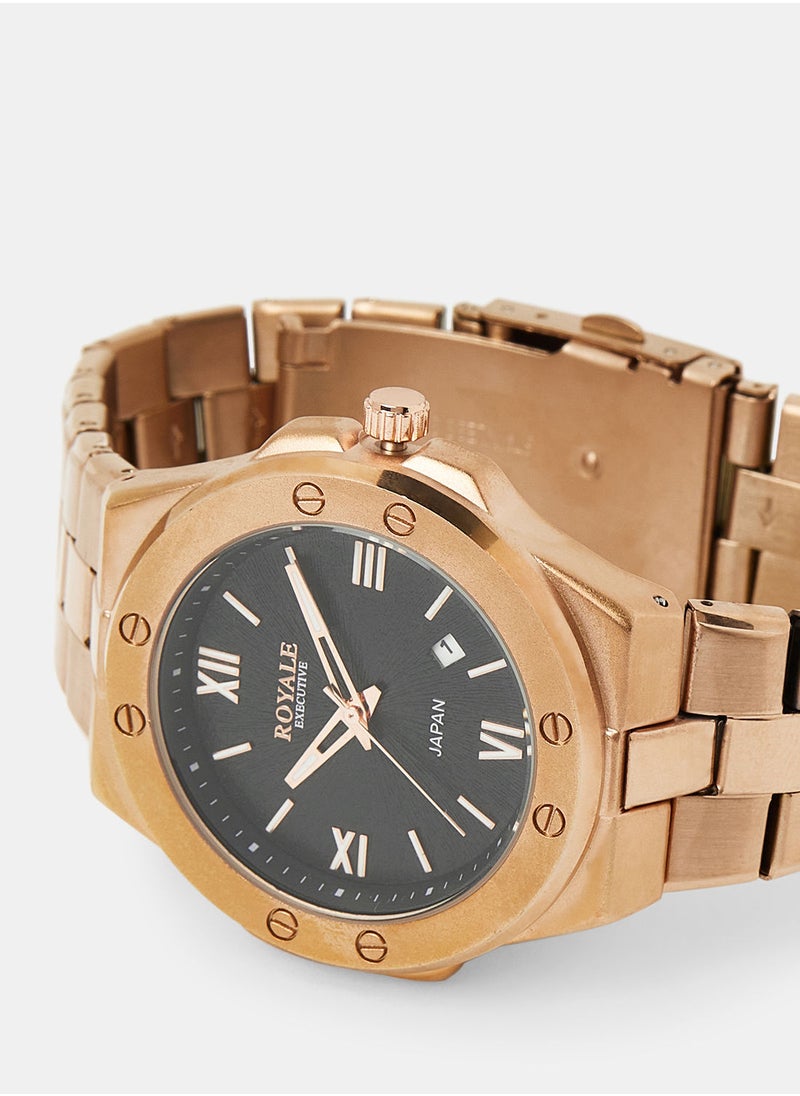 Mega Round Shape Analog Wrist Watch RE200 3 - 40mm - Gold - pzsku/Z4272FC8E40D62BB85C70Z/45/_/1664371097/7c5338b3-f37e-4505-adf4-ca1ea379864d