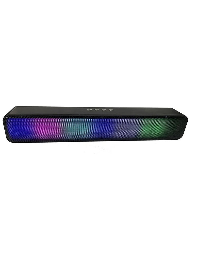 SHIOU M8 Portable Bluetooth Speaker with RGB Lighting, Dual 6W Sound, TF/USB/FM Support - Image 1