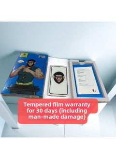 Lixin For Apple 14propromax 12 Ten In One Packaging High Aluminum Full Screen Brand Toughened Film-Color:1 Frosted XINPIN 0.2 Non-sensitive 0.2 Non-sensitive Letter More Fingerprint Oil Frosted (30 Days Warranty)-Dimensions:Apple 15/14pro/16