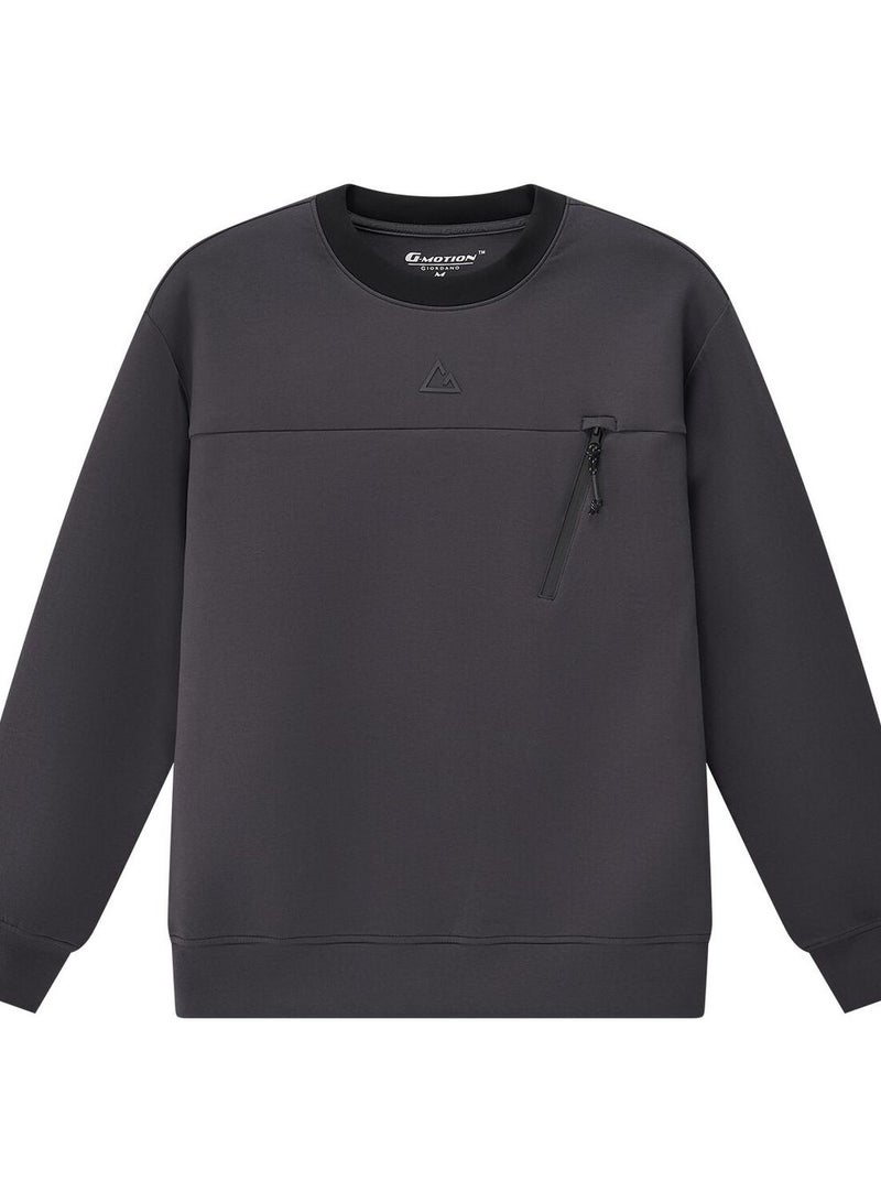 جيوردانو كنزة رجالية بياقة دائرية بقصة مريحة - Image 1