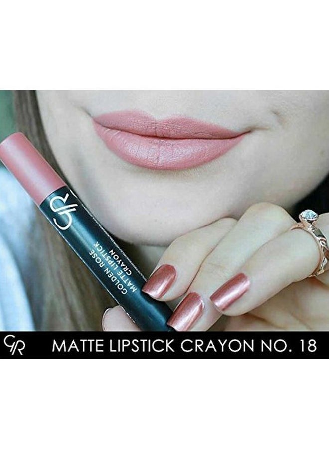 جولدن روز قلم أحمر شفاه مطفي من جولدن روز رقم 18 - Image 3