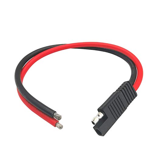 AYECEHI SAE Connector Cable 2 Pin Quick Disconnect Plug Automotive Extension for Motorcycle Car Tractor 1ft30cm 10 AWG2 Pack - Image 3