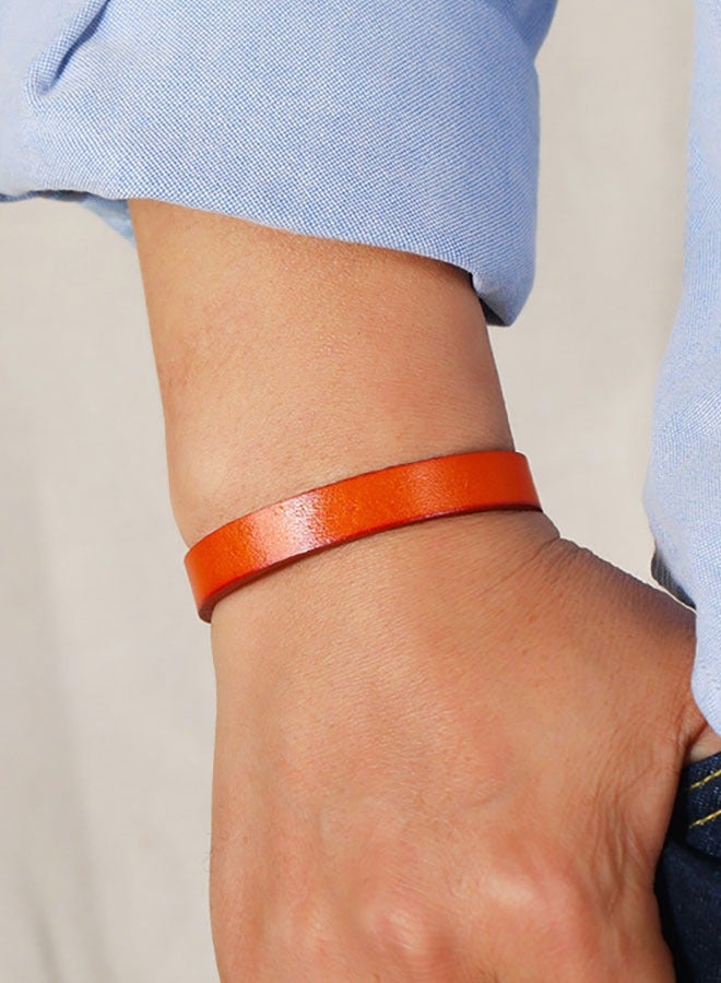 HAWAWA 4 Pack Punk Leather Belt Buckle Bracelet Cuff Men Vintage Wristband Adjustable Belt Bracelet Bangle for Women Fashion Jewelry Gift - Image 5