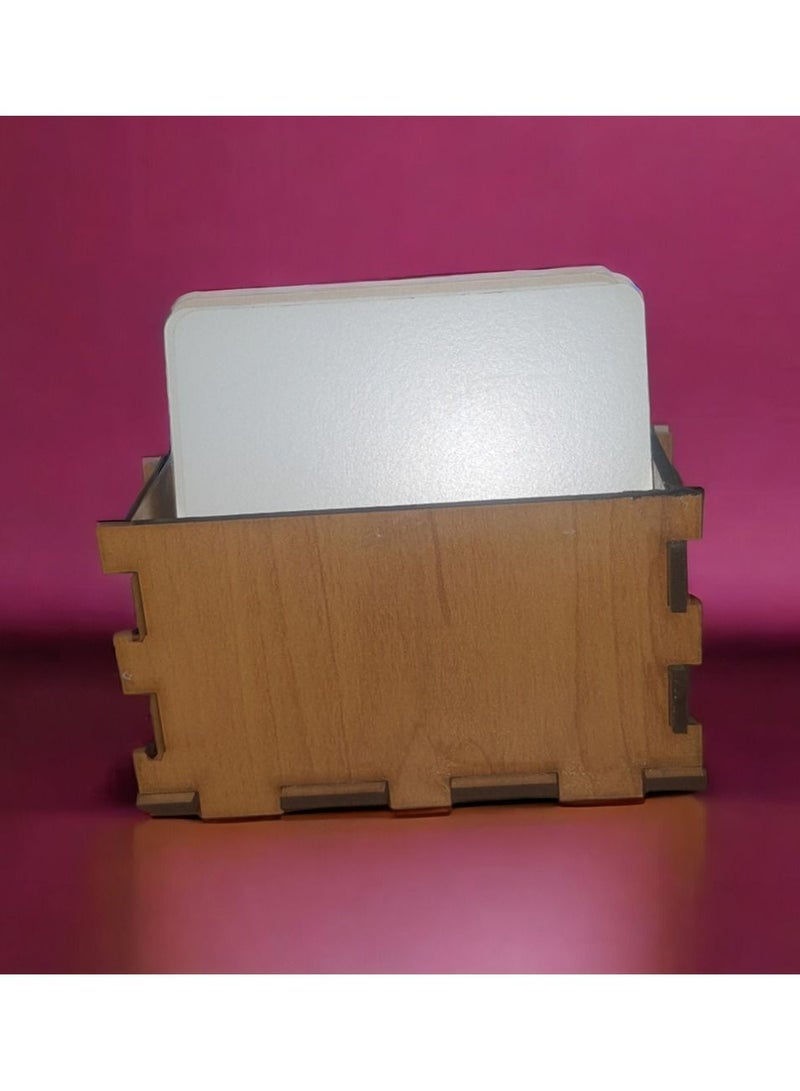 MADASOUQ 6 modern decor coasters with Box - Image 3