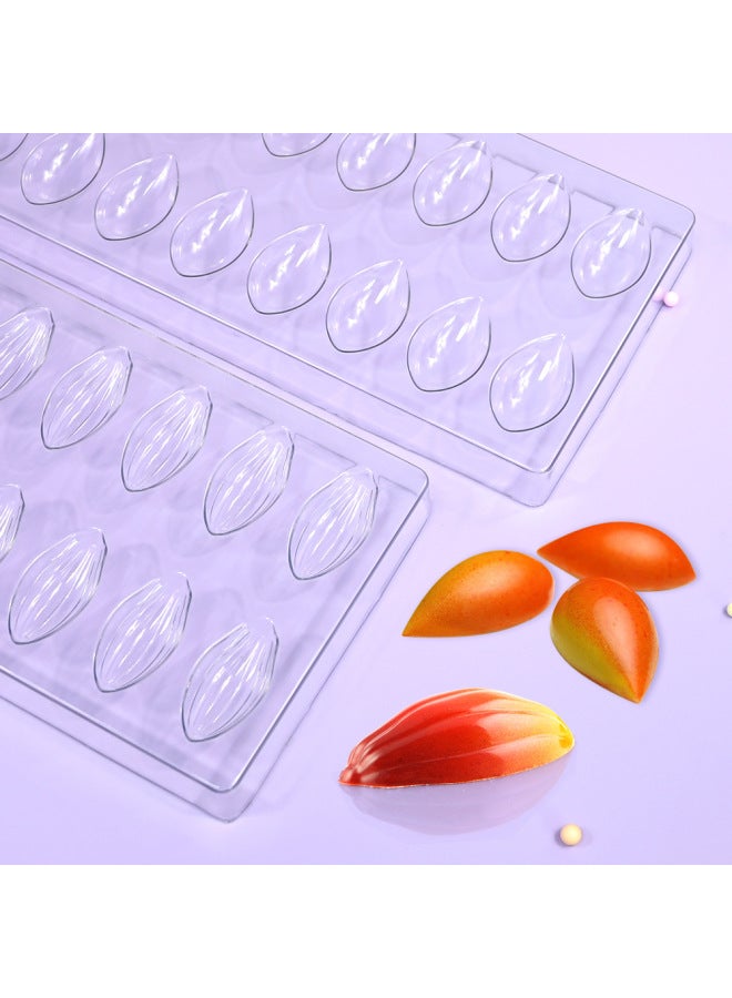 Valentine's Day Love Plastic Chocolate Mold Semi-round Water Drops Chocolate Mold French Dessert Baking Tools-color:Z77 24-piece Semicircle POM-27 - Image 3