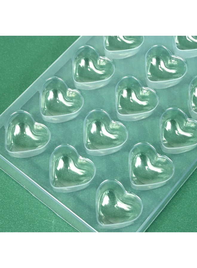 Valentine's Day Love Plastic Chocolate Mold Semi-round Water Drops Chocolate Mold French Dessert Baking Tools-color:Z77 24-piece Semicircle POM-27 - Image 5