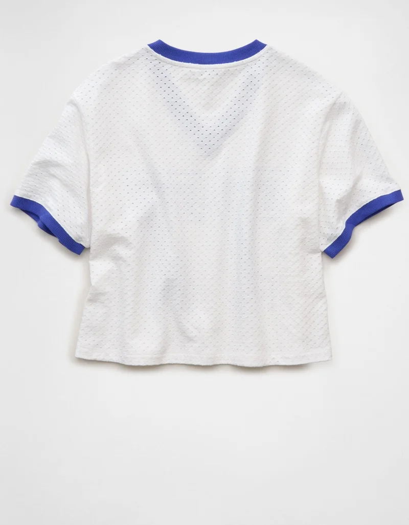 American Eagle  AE Graphic Mesh T-Shirt for Women | Best Price UAE