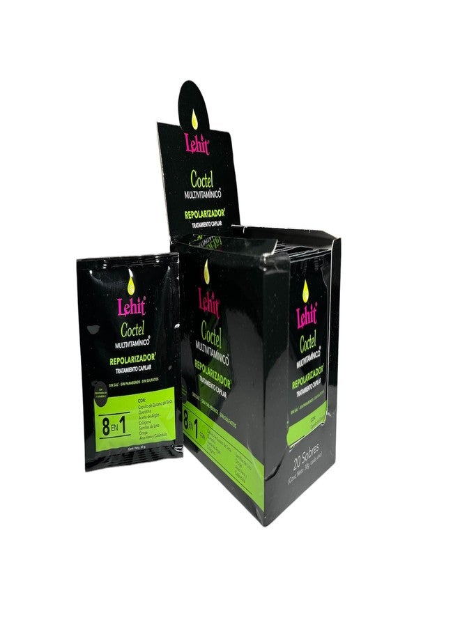 Lehit Coctel Multivitaminico Repolarizador 8 en 1 Caja de 20 sobres de 30 Gramos. - Image 1