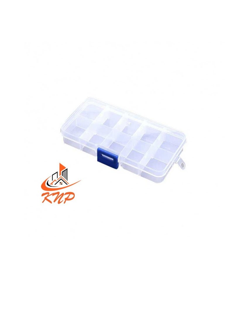 KNP KNP Plastic Storage Box - 10 Compartments 12.6 X 6.4 X 2.2cm - Image 2