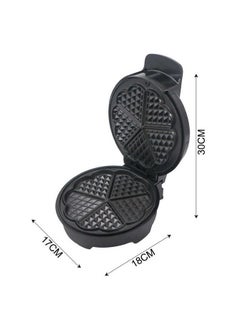 HAEGER Black Non-Toxic Waffle Maker Health While Enjoying Tasty Waffles Heater-resistant Non-Stick  - Image 2