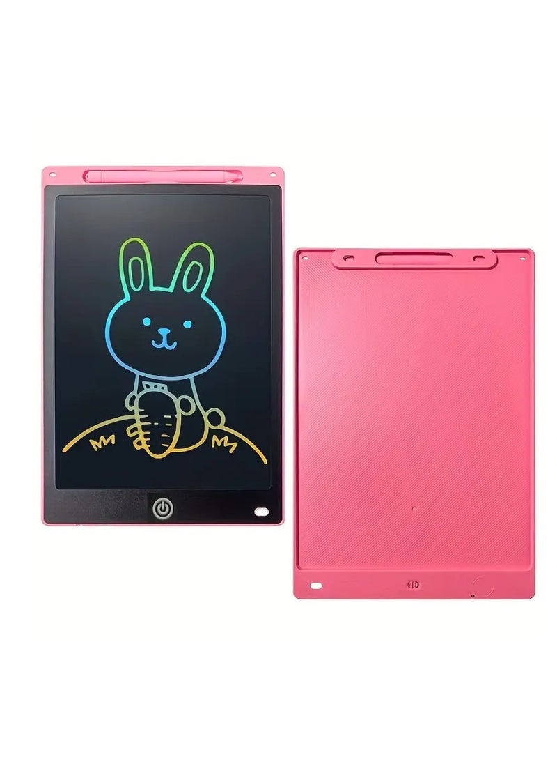 Generic - Youngsters' Creative Drawing Pad - Vibrant Eye-Safe LCD Screen, Inkless  Dust-Free Design, Multi-Functional Art and Craft Board with Stylus, Erasable Surface, and Portable Light Pink Color Options - Image 1
