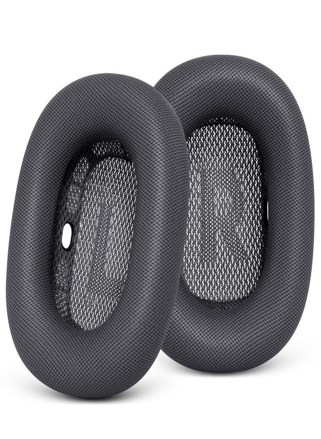 GEVO Upgraded Ear Cushions Replacement Earpads for Apple AirPods Max Headphones, Protein Leather Ear Pads Cover with Memory Foam and Magnet for AirPods Max (Space Gray) - Image 1