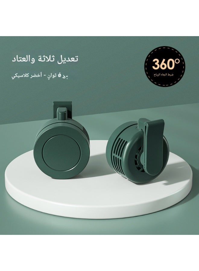مروحة عنق USB محمولة بثلاث سرعات رياح، هادئة جدا وخفيفة الوزن للطلاب والسفر - Image 4