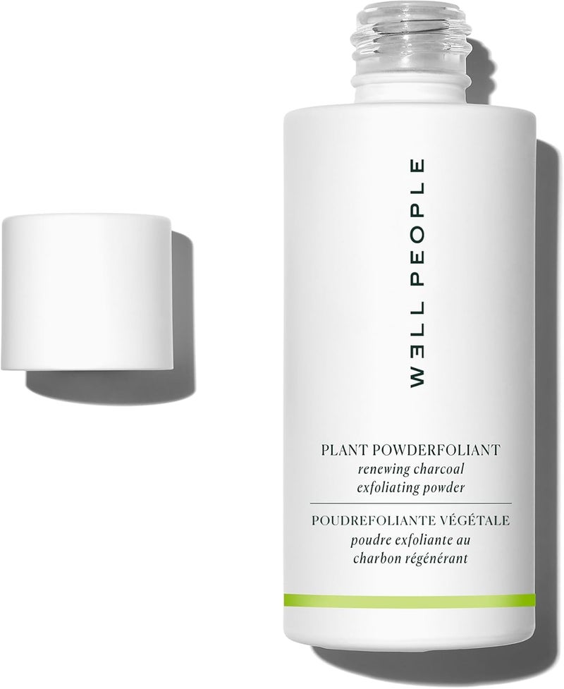 W3LL PEOPLE Plant Powderfoliant Renewing Charcoal Exfoliating Powder - 1.06 oz (30 g) - Plant-Based, Cruelty-Free Clean Beauty - Image 1
