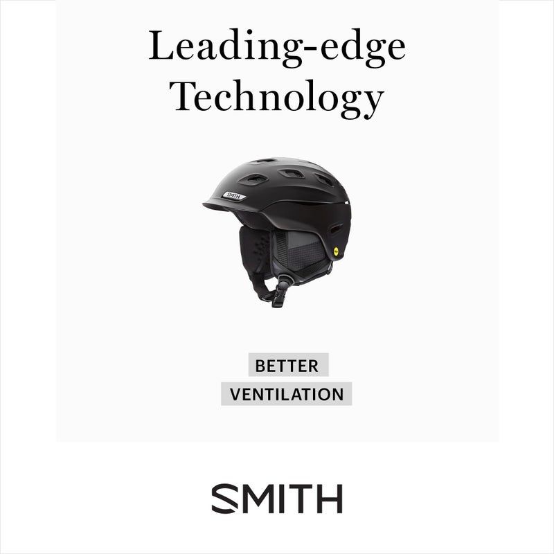 Smith Holt Helmet â€“ Adult All-Season Helmet â€“ Lightweight Protection for Skiing, Skating, Snowboarding & Snowsports â€“ for Men & Women â€“ Matte Black, Small - Image 4