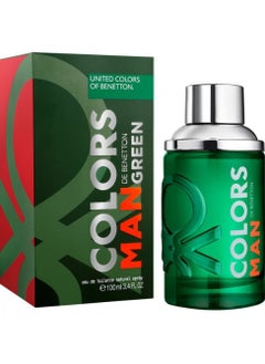 Benetton Colors Man Green by Eau De Toilette EDT 100 ml  - Image 1