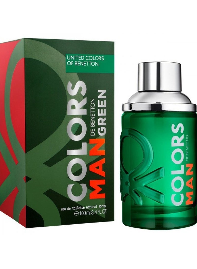 بينيتون عطر  كولورز دي الاخضر او دو تواليت 100مل - Image 1