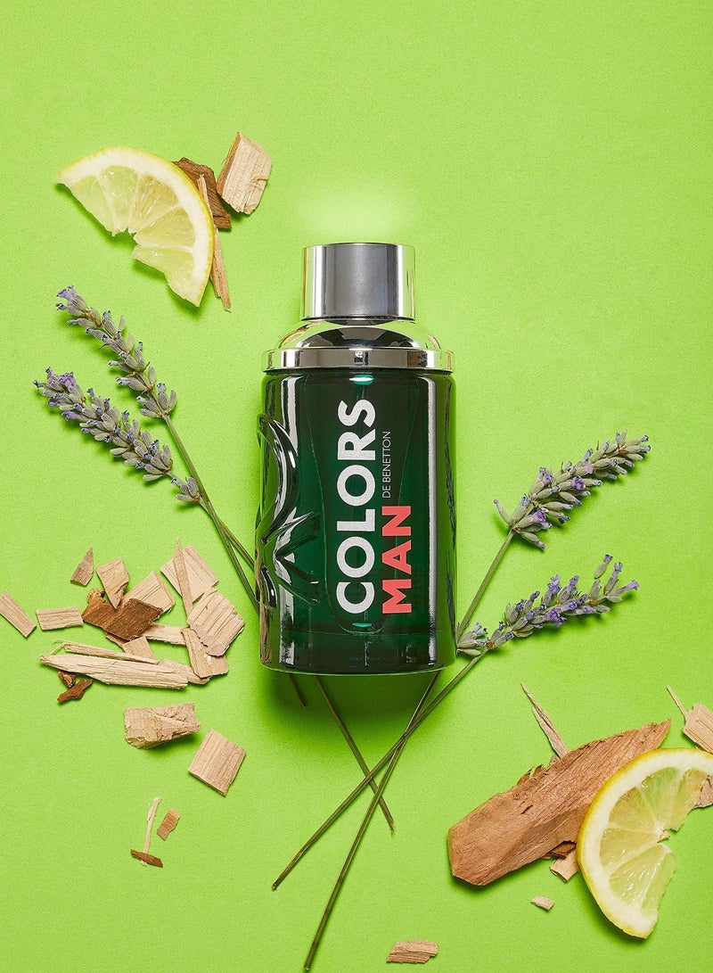 بينيتون عطر  كولورز دي الاخضر او دو تواليت 100مل - Image 3