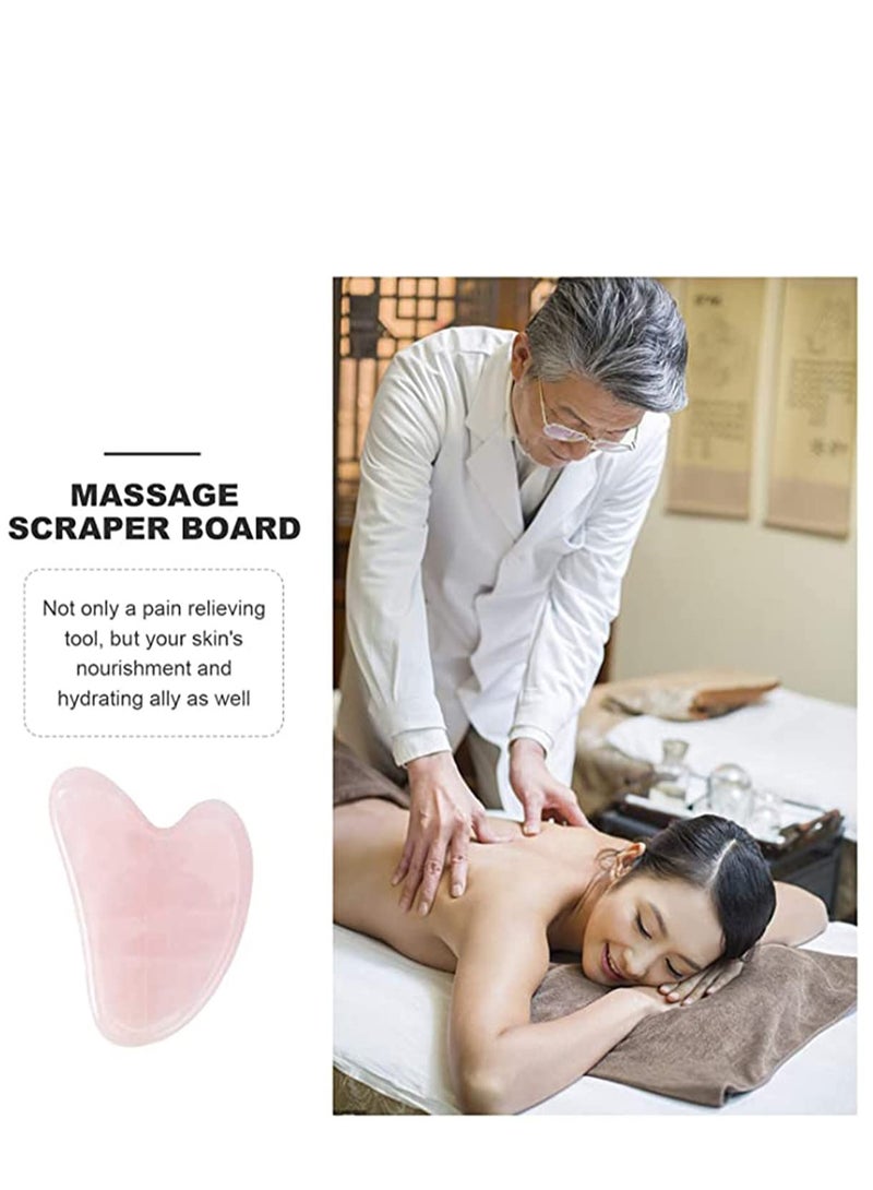 KASTWAVE Guasha Board, Gua Sha Facial Tools, Scraping Massage Tool, SPA Acupuncture Therapy Trigger Point Treatment Anti Aging - Image 4